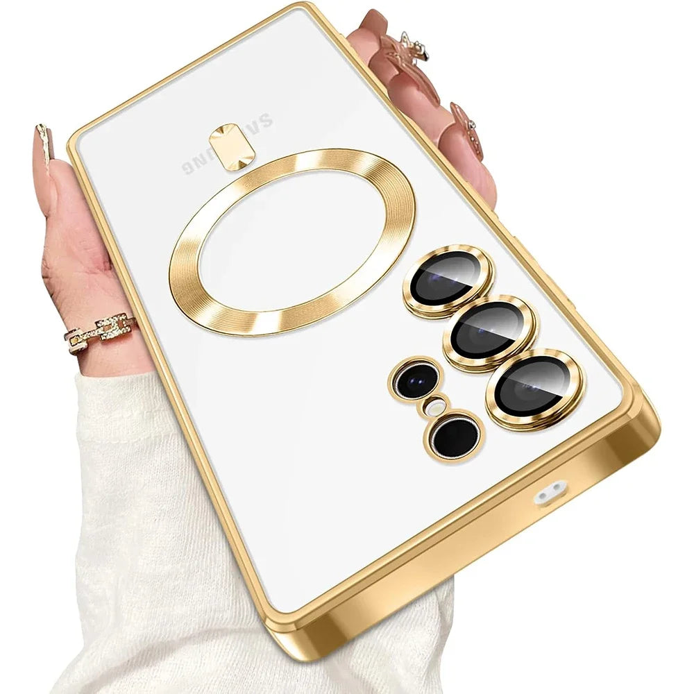 Luxury Magnetic MagSafe Case for Samsung Galaxy S21 S23 S24 S25 S26
