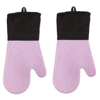 Silicone Oven Mitt Set – Waterproof Heat-Resistant Kitchen Gloves