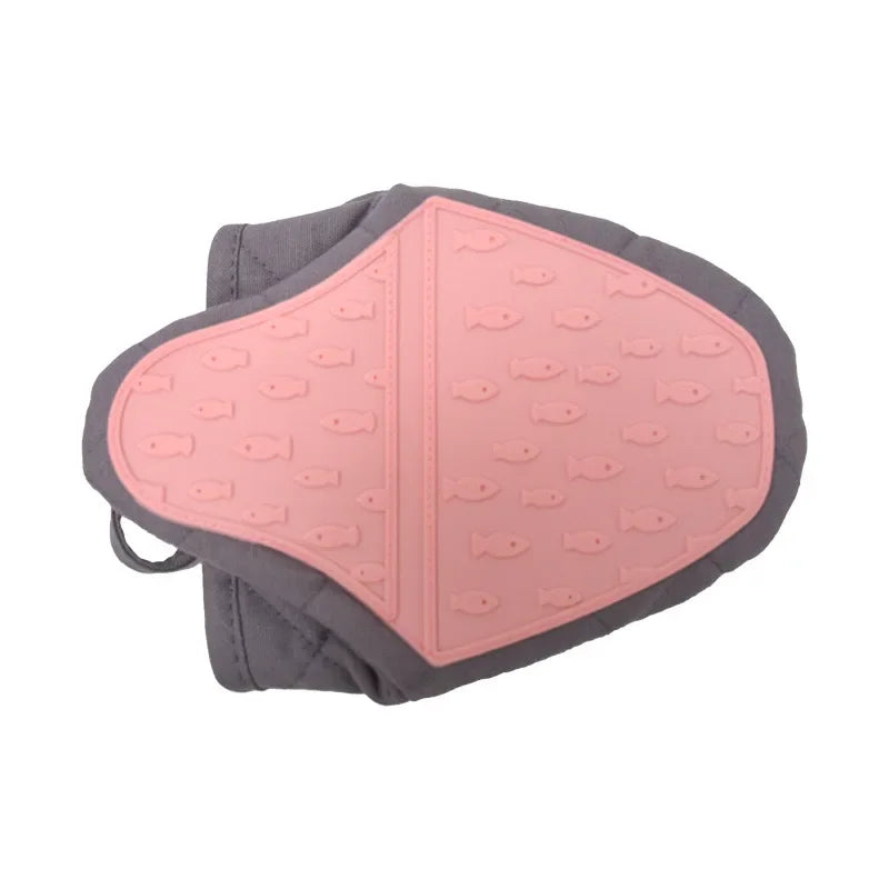 Fish-Shaped Silicone Oven Mitt – Heat Resistant Anti-Scald Kitchen Glove