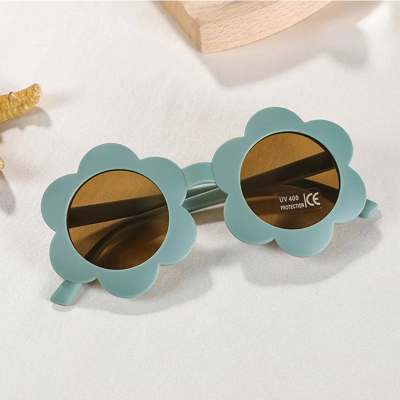 Sunflower Kids Sunglasses UV400 | Cute Round Toddler Shades