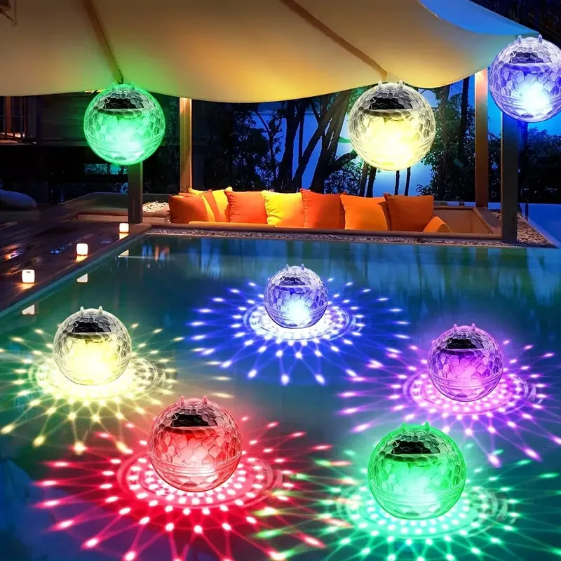 Solar Floating Pool Lights Waterproof Color Changing Lamp