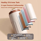 450ml Stainless Steel Thermo Water Bottle LED Temperature Display Mug