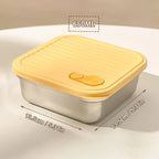 WORTHBUY 304 Stainless Steel Lunch Box Leakproof Stackable Food Container