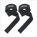 Silicone Gym Hand Grips Lifting Straps Deadlift Wrist Support Pair