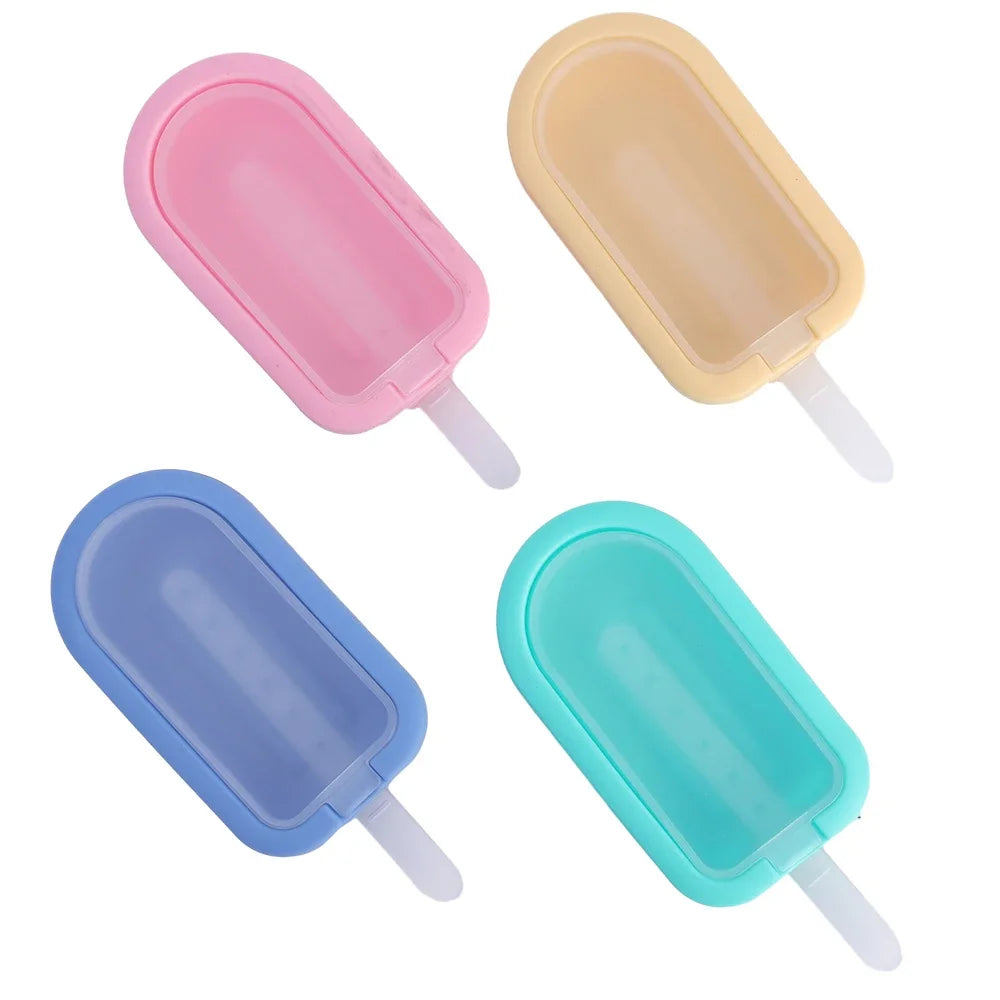 Popsicle Mold Set Silicone – DIY Ice Cream, Chocolate & Cream Ice Tray (1/4Pcs)