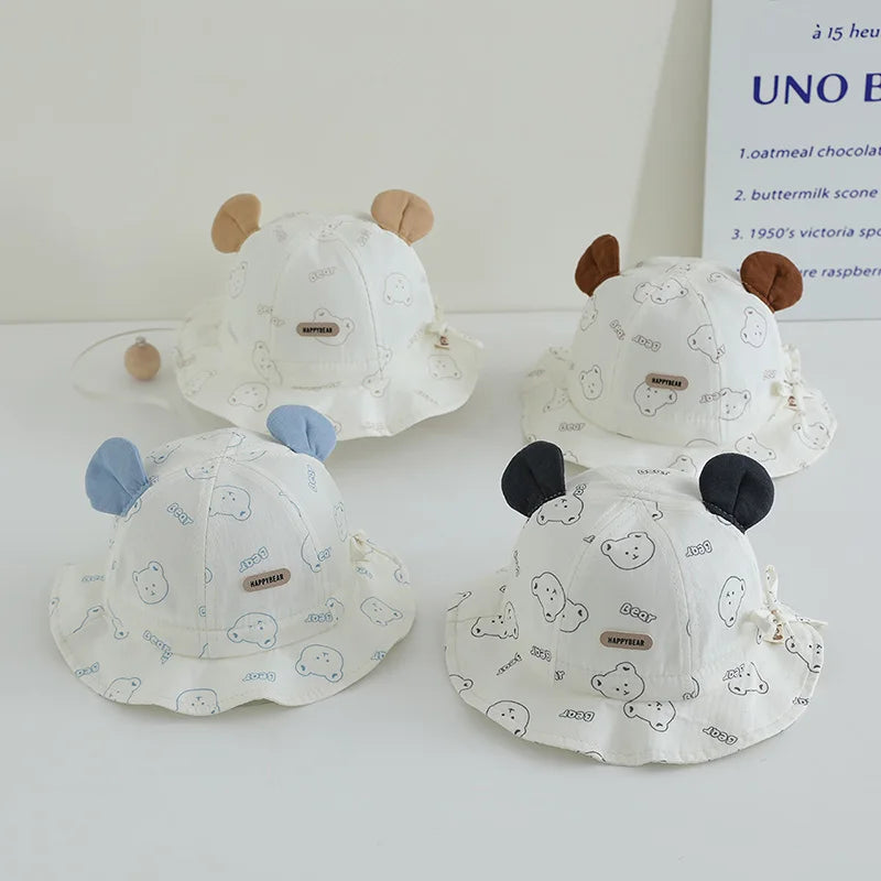 Cartoon Baby Fisherman Hat UK Infant Sun Cap 3–12 Months