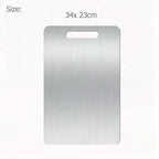 WXCOO Stainless Steel Cutting Board Double-Sided