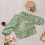 Waterproof Baby Bib Long Sleeve Apron for Feeding & Drawing