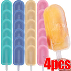 Popsicle Mold Set Silicone – DIY Ice Cream, Chocolate & Cream Ice Tray (1/4Pcs)
