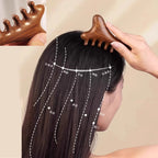 4-in-1 Sandalwood Massage Comb UK Scalp, Face & Body Massager