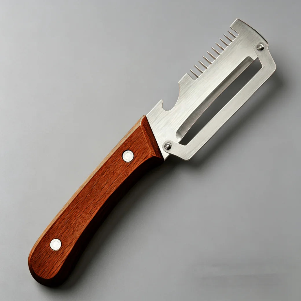 Multifunctional 3-in-1 Stainless Steel Peeler – Slicer & Shredder Tool