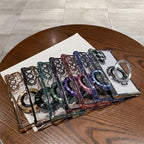 Magnetic Stand Clear Case for Samsung Galaxy S21 S22 S23 S24 S25 S26