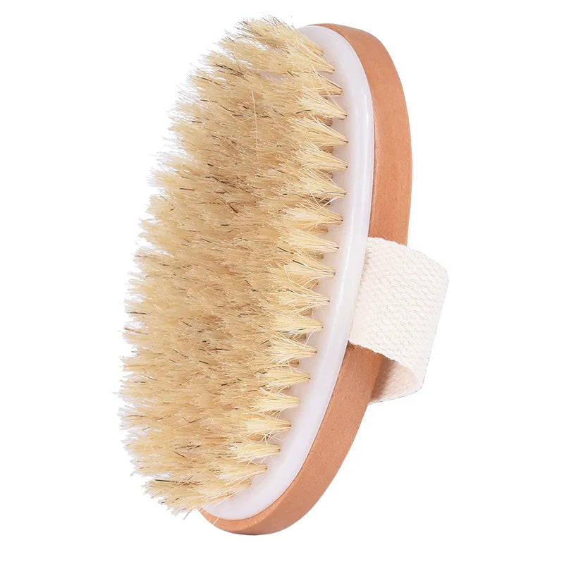 Newborn Baby Wooden Hair Brush & Comb Set Soft Wool Brush
