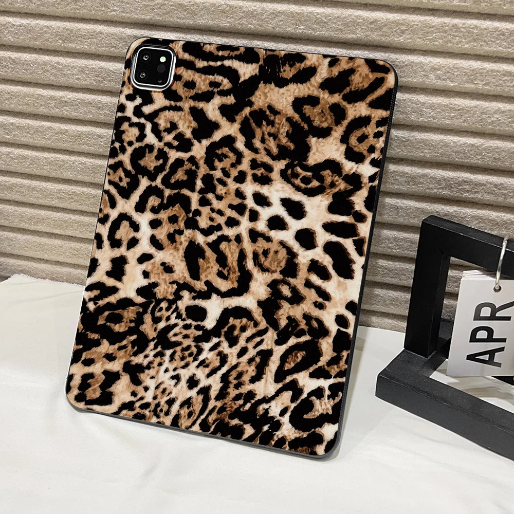 Classic Leopard & Cow Print iPad Case for Air 11 13 Pro & Mini Cover