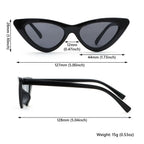 Kids Cat Eye Sunglasses UV400 | Vintage Triangle Frame Shades