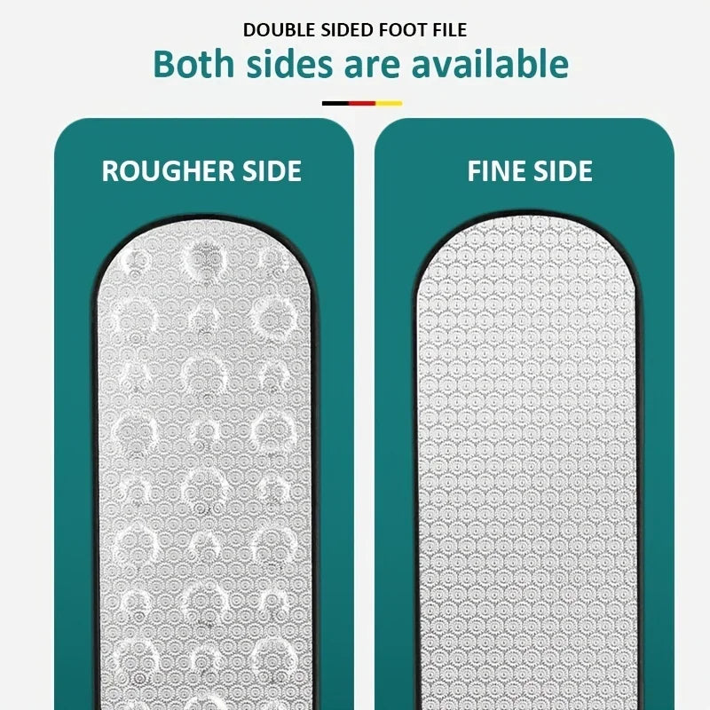 Premium Stainless Steel Double-Sided Foot File & Callus Remover Tool