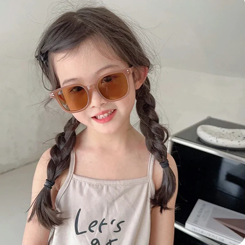 Korean Style Kids Sunglasses | UV Protection for Boys & Girls