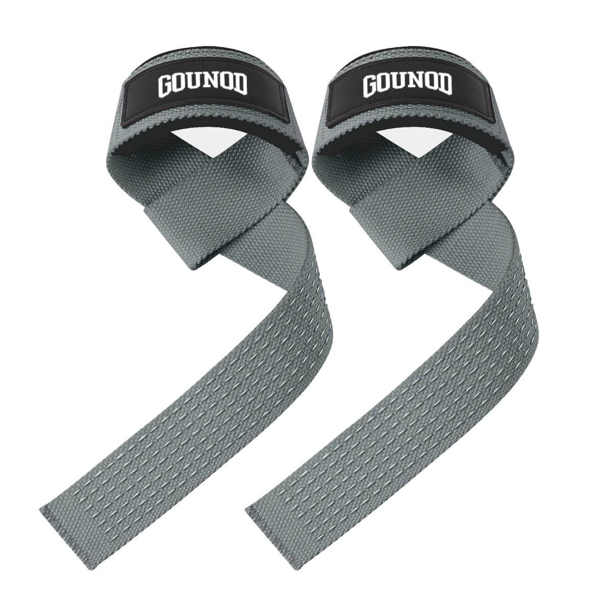 Silicone Gym Hand Grips Lifting Straps Deadlift Wrist Support Pair