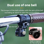 ESLNF Bike Bell Copper MTB Road Bike Bell with Cowbell Mode