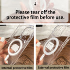 Clear MagSafe Magnetic Case for iPhone 11 12 13 14 15 16 17 Pro Max