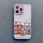 Rural Snow Scenery Phone Case for iPhone 16 15 14 13 12 11 Pro Max