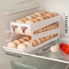 30 Egg Rolling Storage Box 3 Tier Fridge Rack