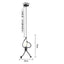 Modern Iron Man Pendant Light for Home & Café Décor
