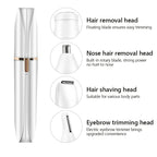 4 in 1 Electric Razor Women Shaver Epilator Nose Facial Bikini Trimmer