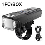 Type-C Rechargeable Bike Light with Digital Display