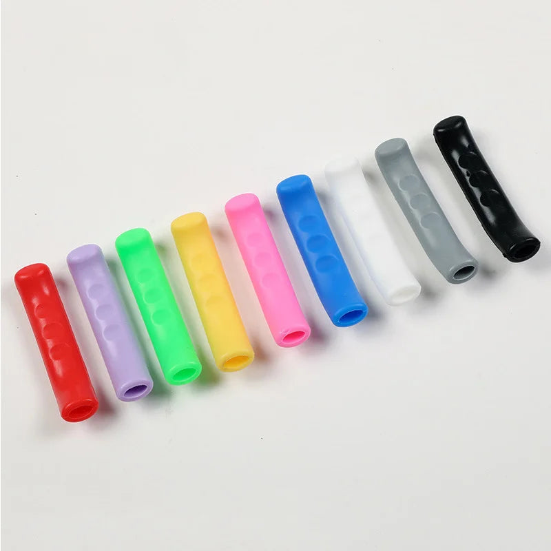 2Pcs Silicone Bike Handlebar Grips MTB Brake Handle Covers Anti Slip