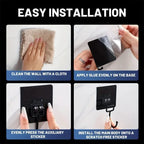 Suction Cup Hooks Strong Wall Organizer