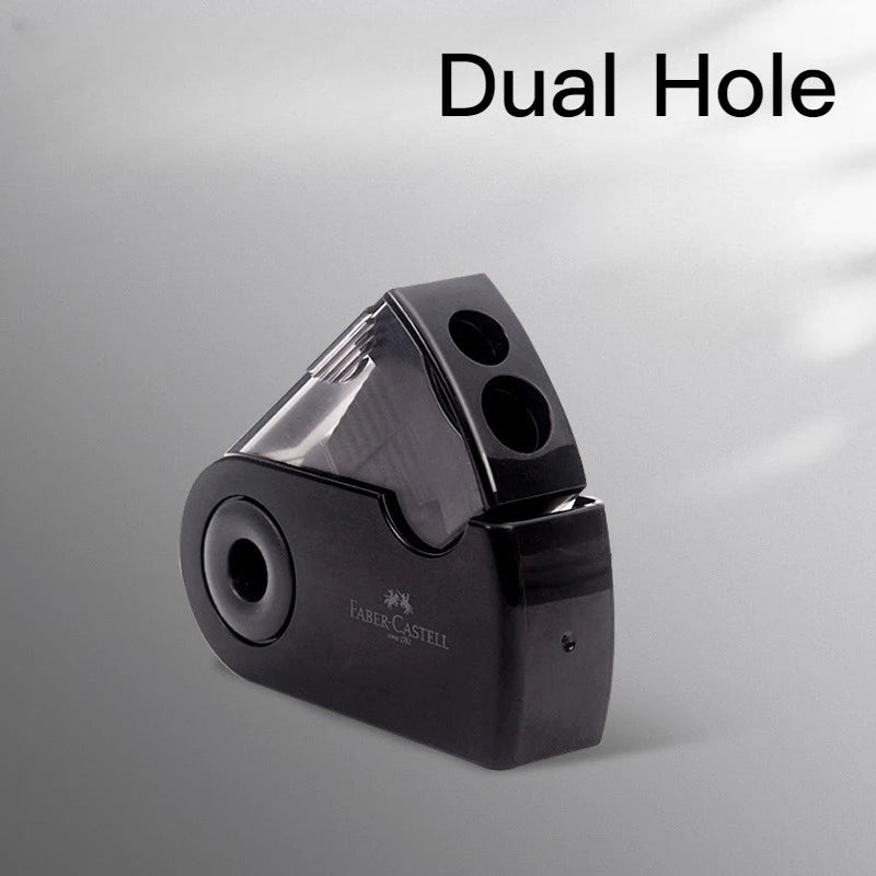 FABER-CASTELL Mini Pencil Sharpener Dual Hole Portable Sharpener