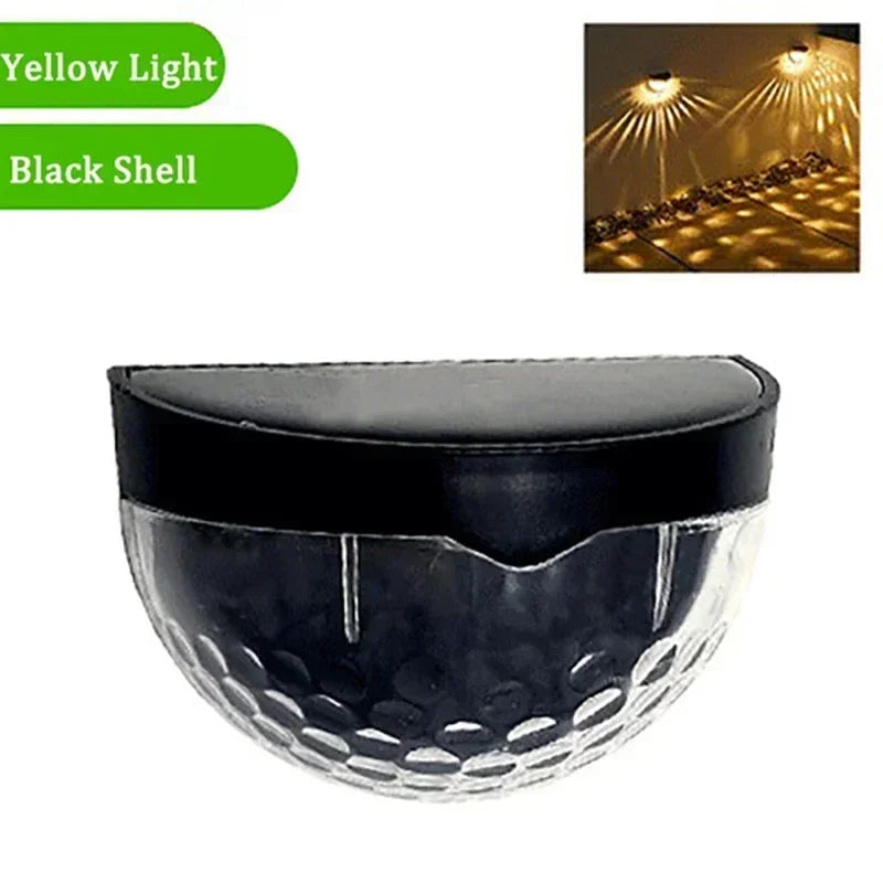 Waterproof Solar LED Fence Lights for Garden & Outdoor Decor