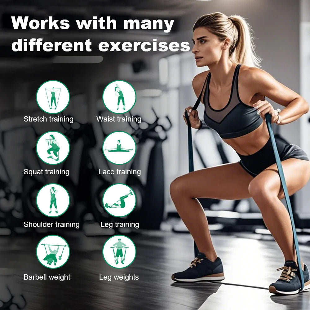 5-120LBS Boxing Resistance Band Set for Home Gym, Yoga & Pilates