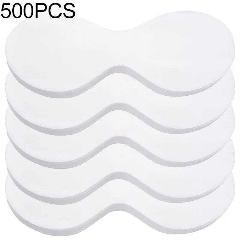 100pcs Cotton Eye Mask Paper - Disposable DIY Patches for Home & Spa