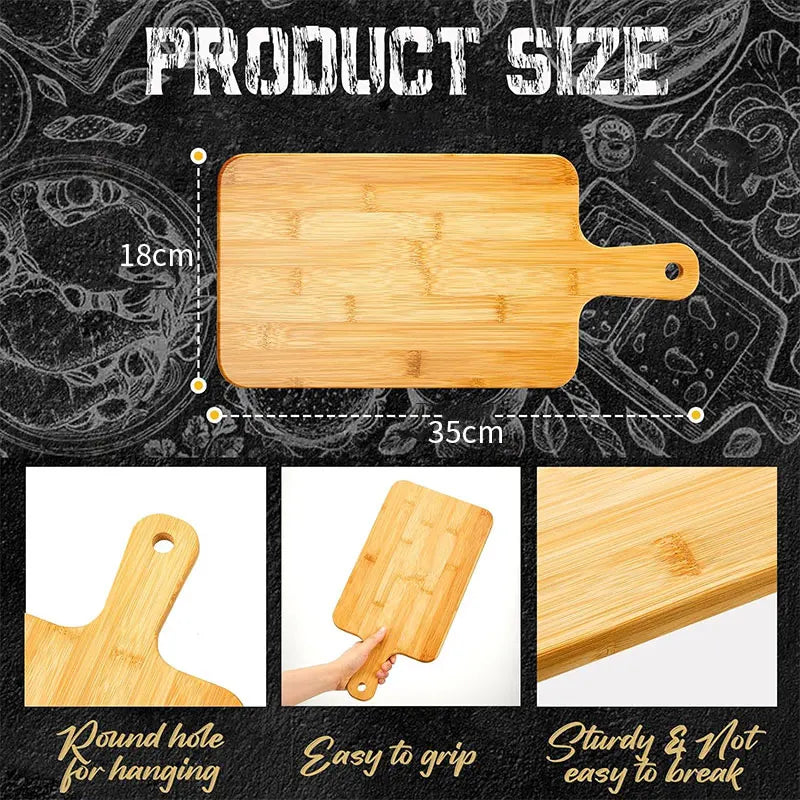 Bamboo Cutting Board Large Wooden Chopping Board