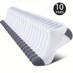 Unisex Ankle Socks Breathable Lightweight Sports Trainer Socks 5-10 Pack
