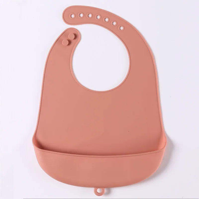 Food Grade Silicone Baby Bibs Waterproof Feeding Bib