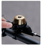WEST BIKING Mini Thumb Bike Bell Retro Copper Bicycle Handlebar Bell
