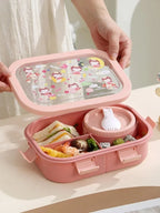 Cartoon Lunch Box 1000/1350ML Sealed Leakproof Bento Food Container