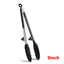 LMETJMA Silicone Kitchen Tongs Non-Stick BBQ, Steak & Pasta Serving Tool
