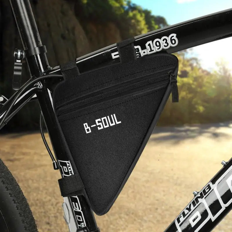 Waterproof Bicycle Triangle Frame Bag Front Tube Storage Pouch