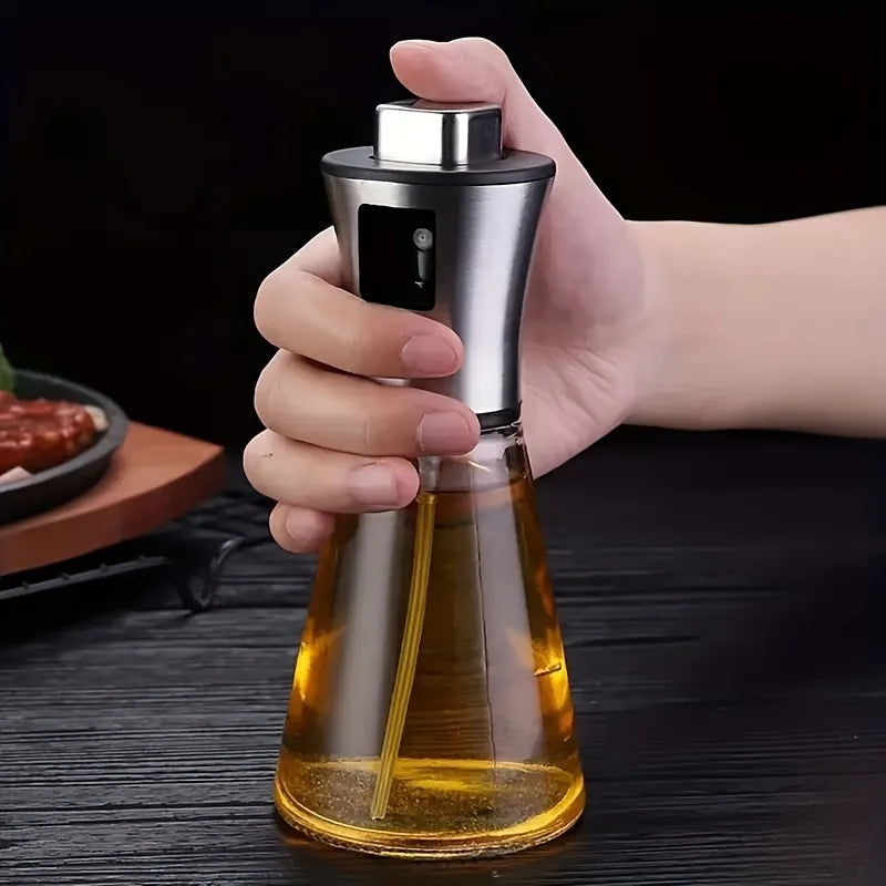 170ml Olive Oil Sprayer Bottle Stainless Steel Kitchen Oil Mister Secondary image