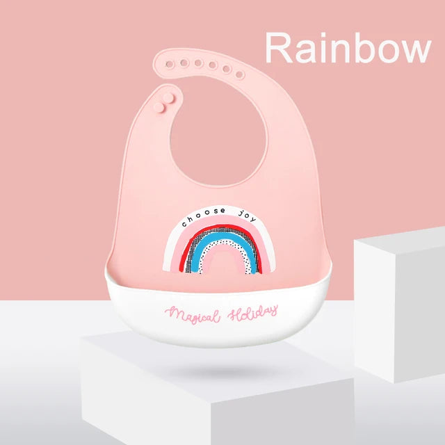 Silicone Baby Bib Waterproof Banana Feeding Bib for Babies