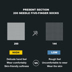 CoolMax Toe Socks Breathable Running Cycling Sweat Wicking Men