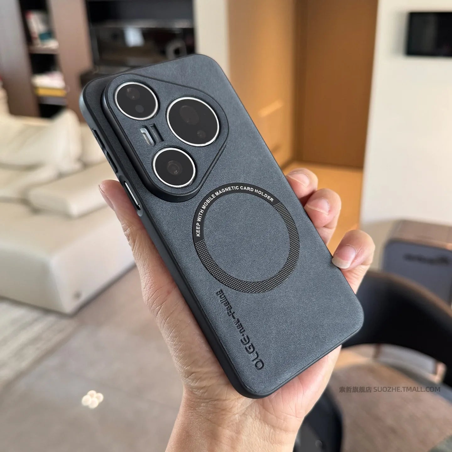 Magnetic Shockproof Leather Case for Huawei Pura 80 70 Pro Ultra