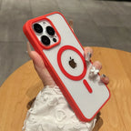 Natural Titanium MagSafe Case for iPhone 11 12 13 14 15 16 Pro Max