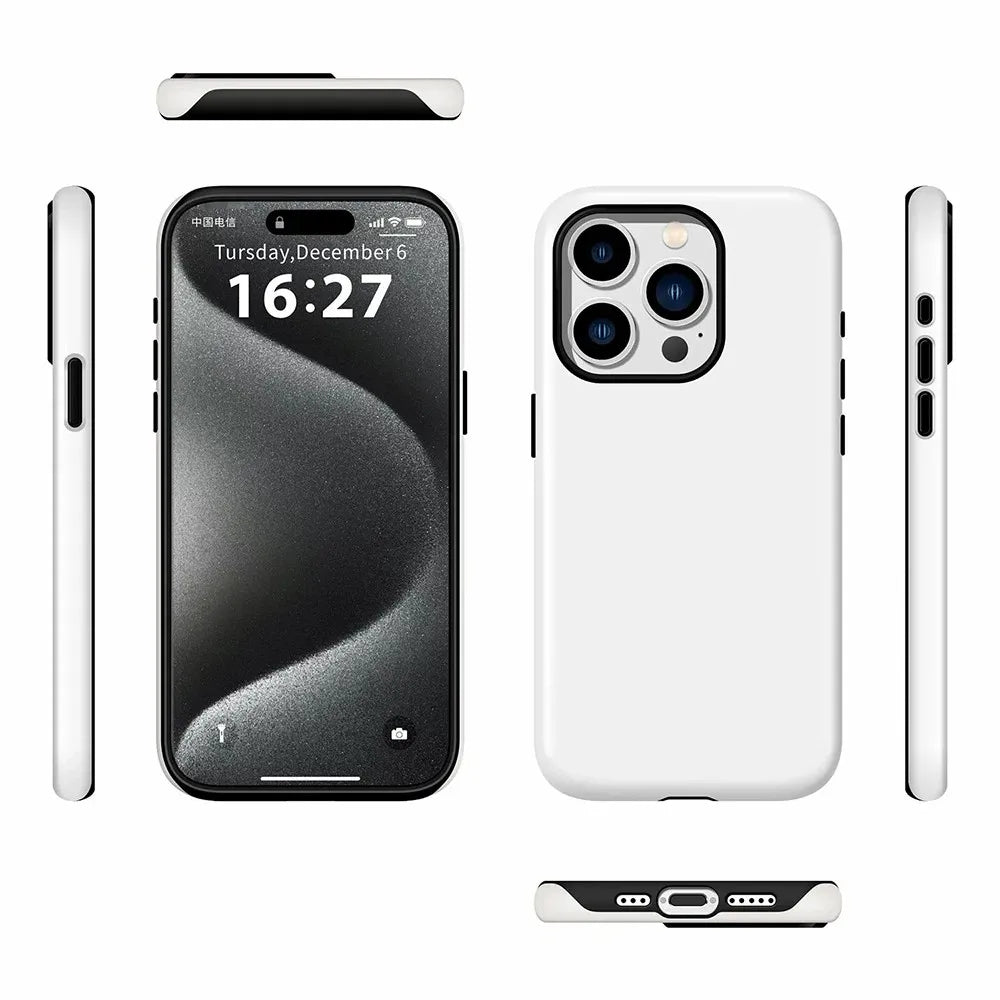 Luxury Wild Garden Double-Layer Case for iPhone 17 16 15 14 13 Pro Max