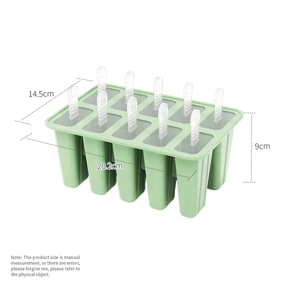 BPA Free Silicone Popsicle Mold – Reusable Easy Release Ice Pop Maker