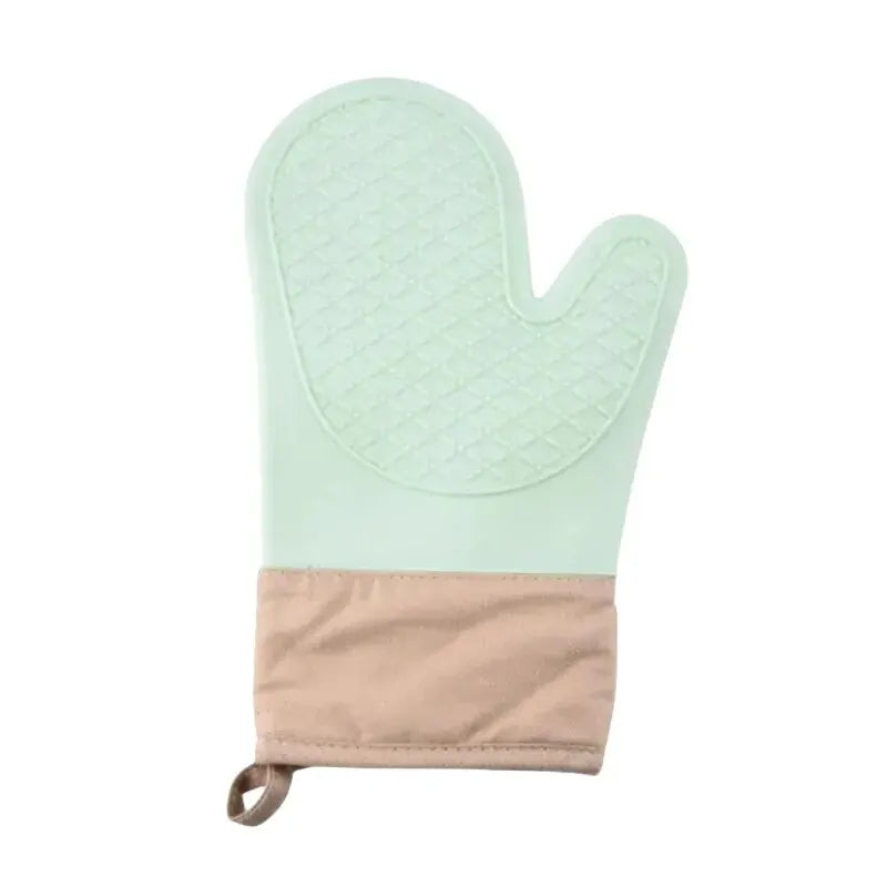 Silicone Insulated Gloves Heat Resistant Anti-Slip Kitchen Oven Mitts